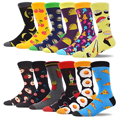 MAKABO Casual Socks For Men Colorful Novelty Exquisite Packaging Cotton Socks Box