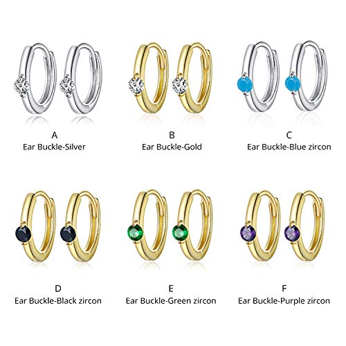 Boucles d'oreilles colorées couleur argent le cadeau idéal pour elle