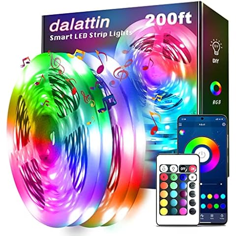 Dalattin 200ft Smart LED Strip Lights Cover