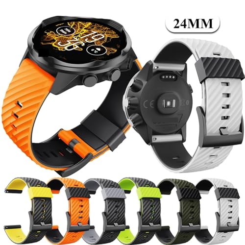 Correa Deportiva 24mm para Suunto 7/D5 Silicona miniatura 2