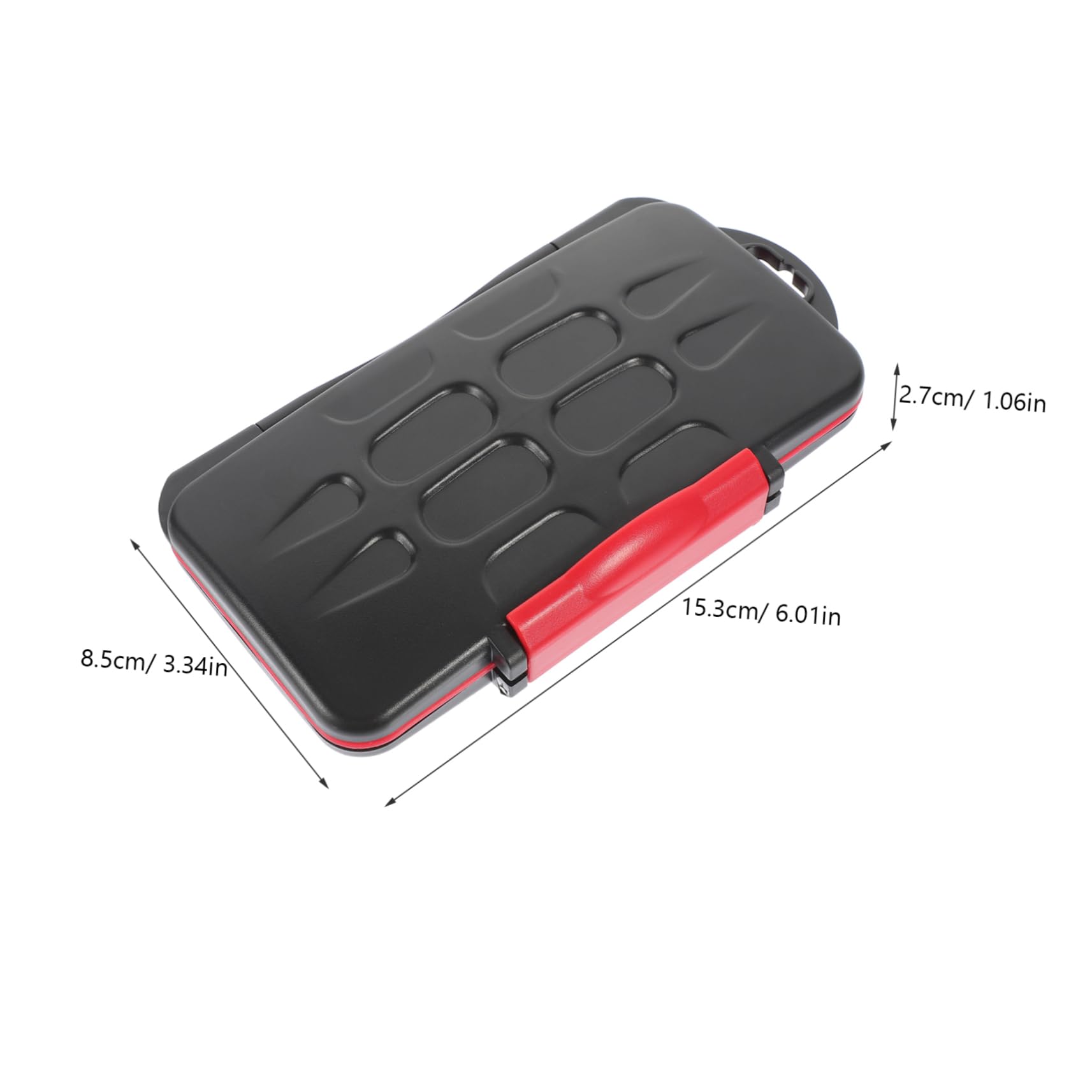 HOMSFOU Memory Card Holder Box Portable Memory Card Case for and Construction Shockproof Organizer for Secure Storage