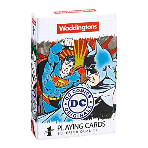 Winning Moves Jeu de 54 Cartes DC Comics Jeu de société Jeux de cartes A partir de Version française