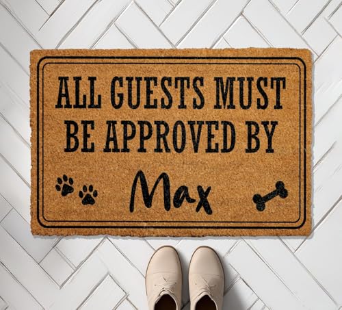 Customizable Dog Name Doormat - Personalized Welcome Mat for Dog Lovers, Fun Home Decor Gift for Pet Parents - Image 2