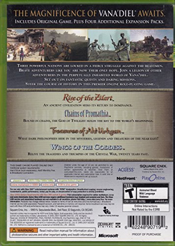 Image of Final Fantasy XI Online: The Vana'diel Collection 2008 - Xbox 360 (Renewed)