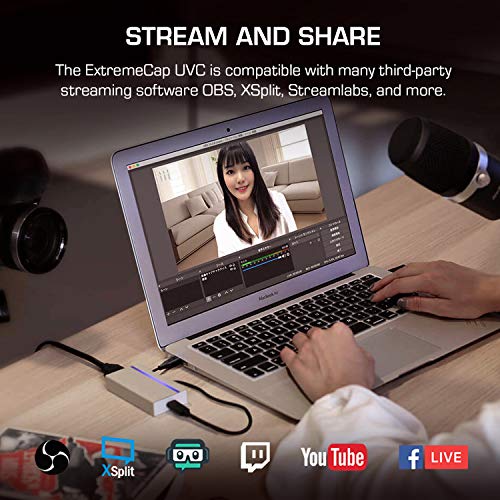 AVerMedia ExtremeCap, HDMI to USB 3.0 Capture Card, Record, Stream and Convert Uncompressed Full HD Video at 1080p60. Record via DSLR, Camcorder, perfect for Live Streaming, Mobile Streaming (BU110) - Thumbnail 6
