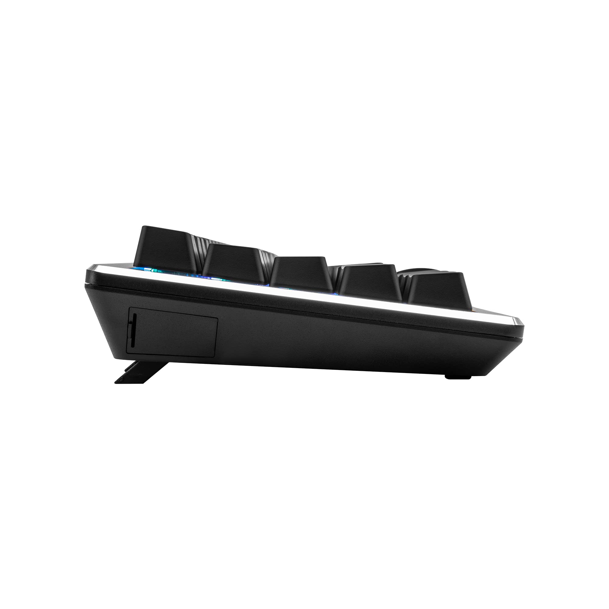 Cooler Master CK721 Mechanische Gaming Tastatur - Keyboard mit 65% Layout, Schalter-Braun, RGB-Beleuchtung, Hybrid-Wireless-Technologie, Präzisionsrad - Space Grau, DE - QWERTZ