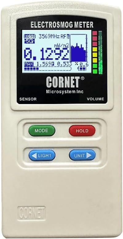 New Cornet ED88TPLUS5G2 EMF RF TRI Field Detector by Safe Living Technologies Inc.
