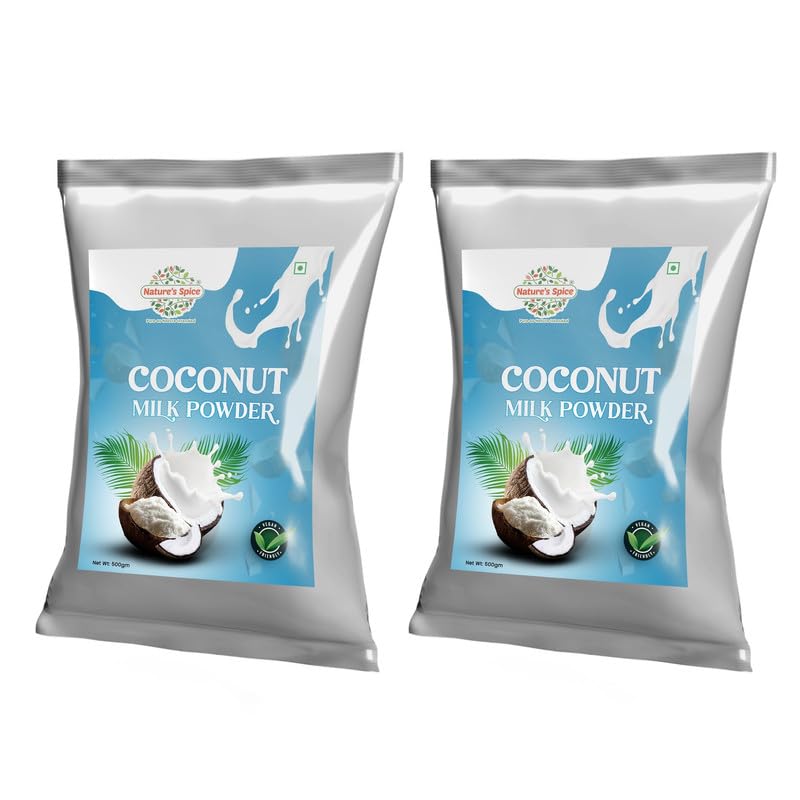 Natures Spice Instant Coconut Milk Powder – 1 Kg, Combo Pack of 2 x 500 Grams │ A perfect Alternative of Milk for Vegan Diet│100% Dairy Free & Easy to Make Vegan Milk Powder (B0CXNCVMJM) Amazon Price History, Amazon Price Tracker