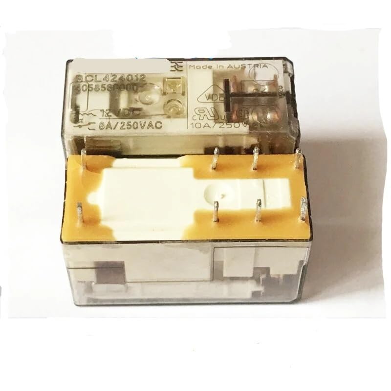 Relé RCL424012 12VDC micro relé electromecánico 12V 8A 8PIN para circuito impreso lote de 2