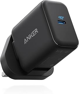 Anker USB C Wall Charger, 312 Charger (25W), Super Fast PD Charger for Samsung Galaxy S23 Ultra/S23+/S23/S22 Ultra/S22+/S22/S21/S20/Z Flip/Note20 Ultra/Note10/10+, iPad Pro 12.9 (Cable not included)