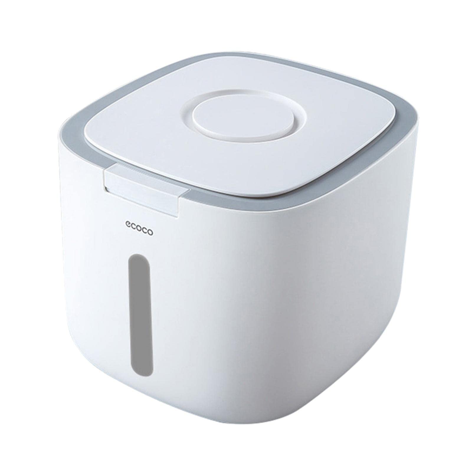 Moisture-Proof Rice Storage Box Nano Bucket for Kitchen Container Gray 5kg-image-11