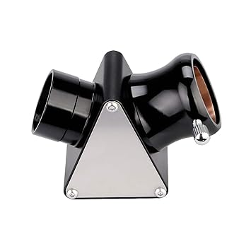 SVBONY SV138 Diagonal Mirror 1.25 inch 45 Degree Correct Image Prism Diagonal Mirror Fully Metal for Refractor Astronomy Telescope with Dust Cover