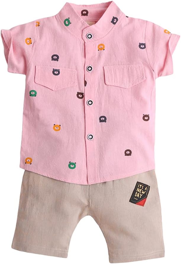HopscotchBoy's Cotton Solid Clothing Set
