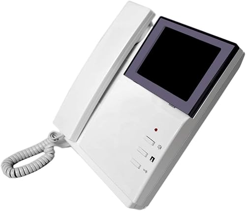 Miniatura 2 de Sistema de videoportero, monitor LCD transparente de 4.3 pulgadas, kit de timbre de video portero con cable, visión nocturna por infrarrojos, cámara