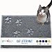 ANDALUS Cat Litter Mat, Gray, Large (24" x 16")