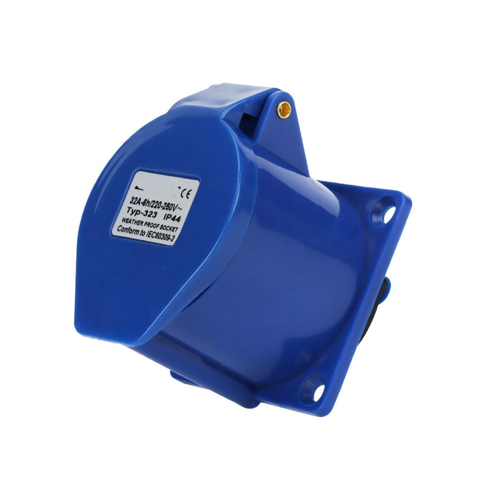 ZQ-323 Aviation Socket 3 Holes 3X32A Waterproof IP44 Concealed Direct Industrial 32a