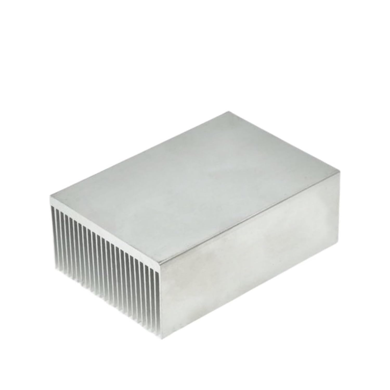 Aluminum Heatsink 2PCS High Power Electronic Radiator Cooler 100X69X37MM Fins Fine-Toothed
