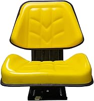 Vista 1 de RAParts - Asiento de tractor universal amarillo con suspensión ajustable