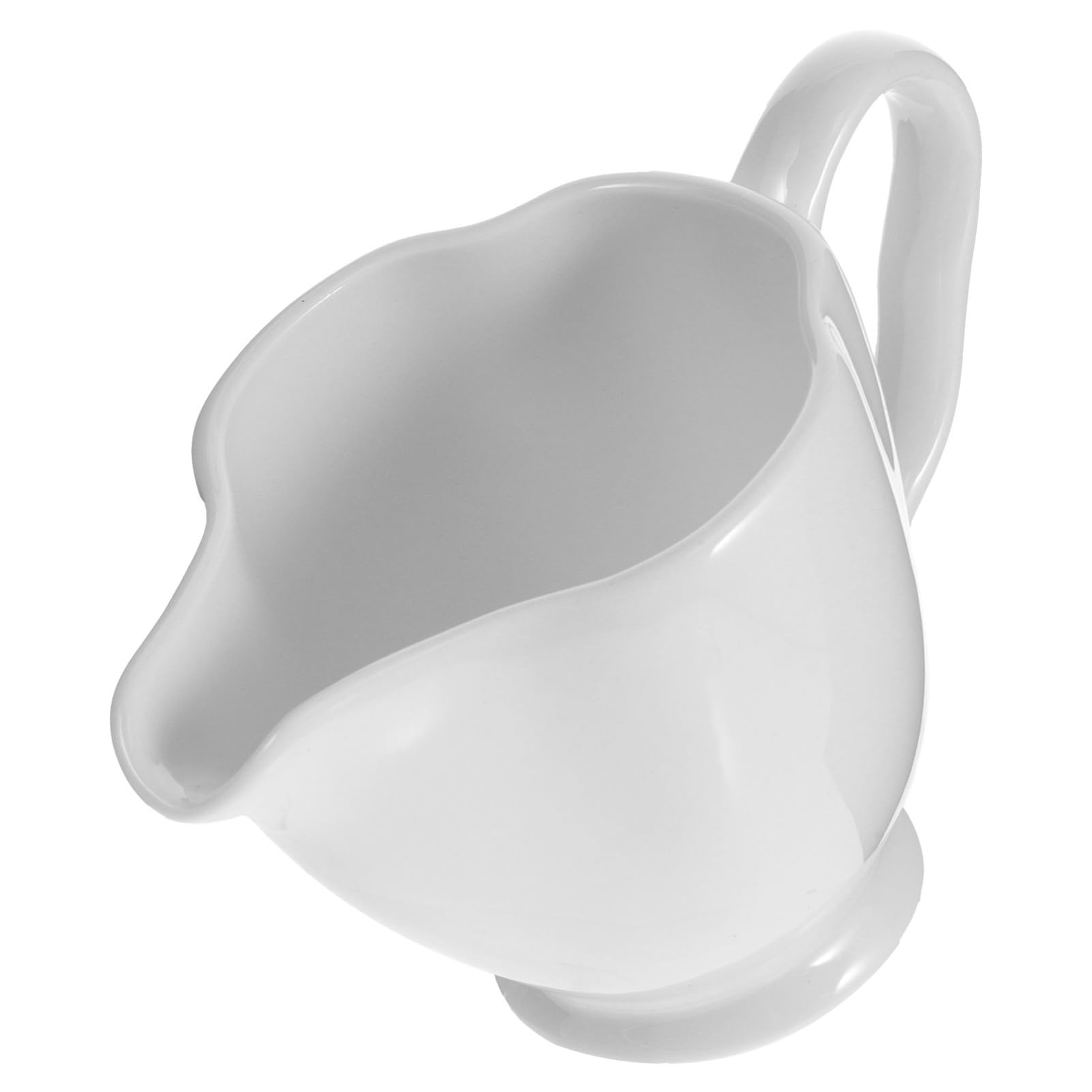 Mikinona Ceramic Milk Cup Coffee Shaker Water Jug Coffee Pot Espresso Coffee Espresso Concentrate Pitcher for Sauce Coffee Bar Supplies Syrup Pitcher Ceramic Cup Milk Pitcher White Ceramics