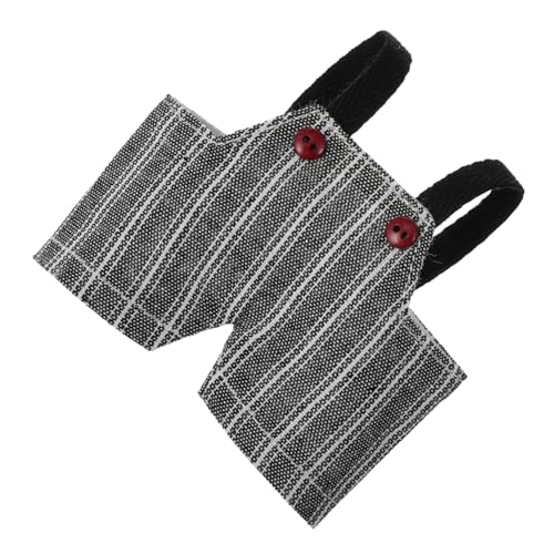 Veemoon Ropa DIY para Muñecos de Peluche Overoles Rayas Vintage Accesorios Suaves para Disfraces de Osos y Muñecas Coleccionables