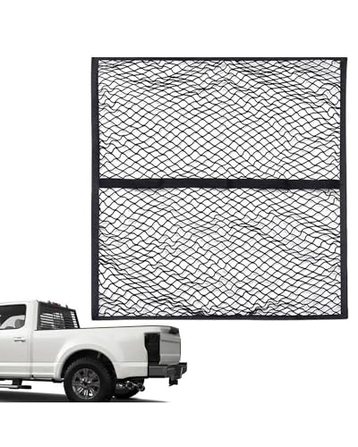 Filet de rangement de toit en polyester robuste avec crochets durables B