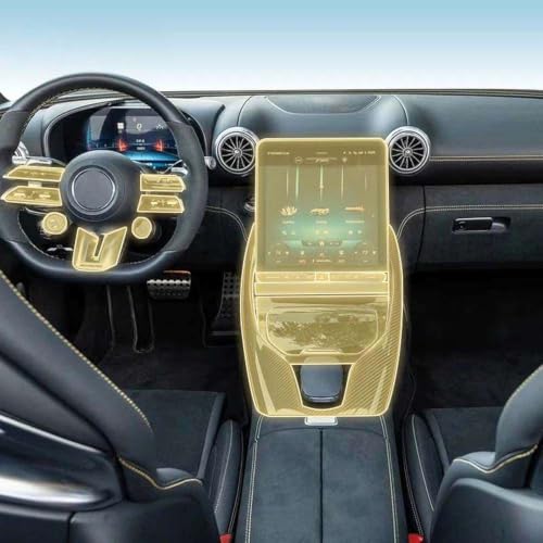 Película protectora de TPU antiarañazos para consola central de Benz SL W230
