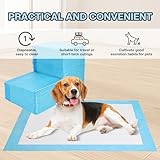 JANUIXCO 40 Stück Welpen Unterlagen - 60 × 60 cm PIPI Matten für Hunde - Wickelunterlage Einweg Auslaufsicheres 5-Lagiges Design mit Schnell Trocknender Oberfläche