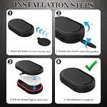 4 Pack Waterproof Case Compatible with Samsung Galaxy SmartTag2 Black - Image 3