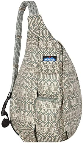 KAVU Original Rope Bag Sling Pack with Adjustable Rope Shoulder Strap