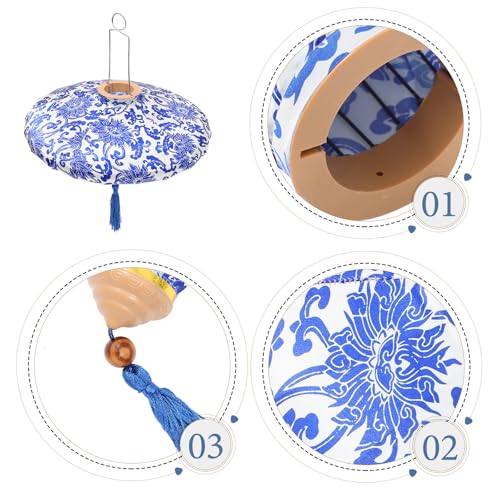 Linterna exterior para patios Zerodeko que crea ambientes tradicionales 4