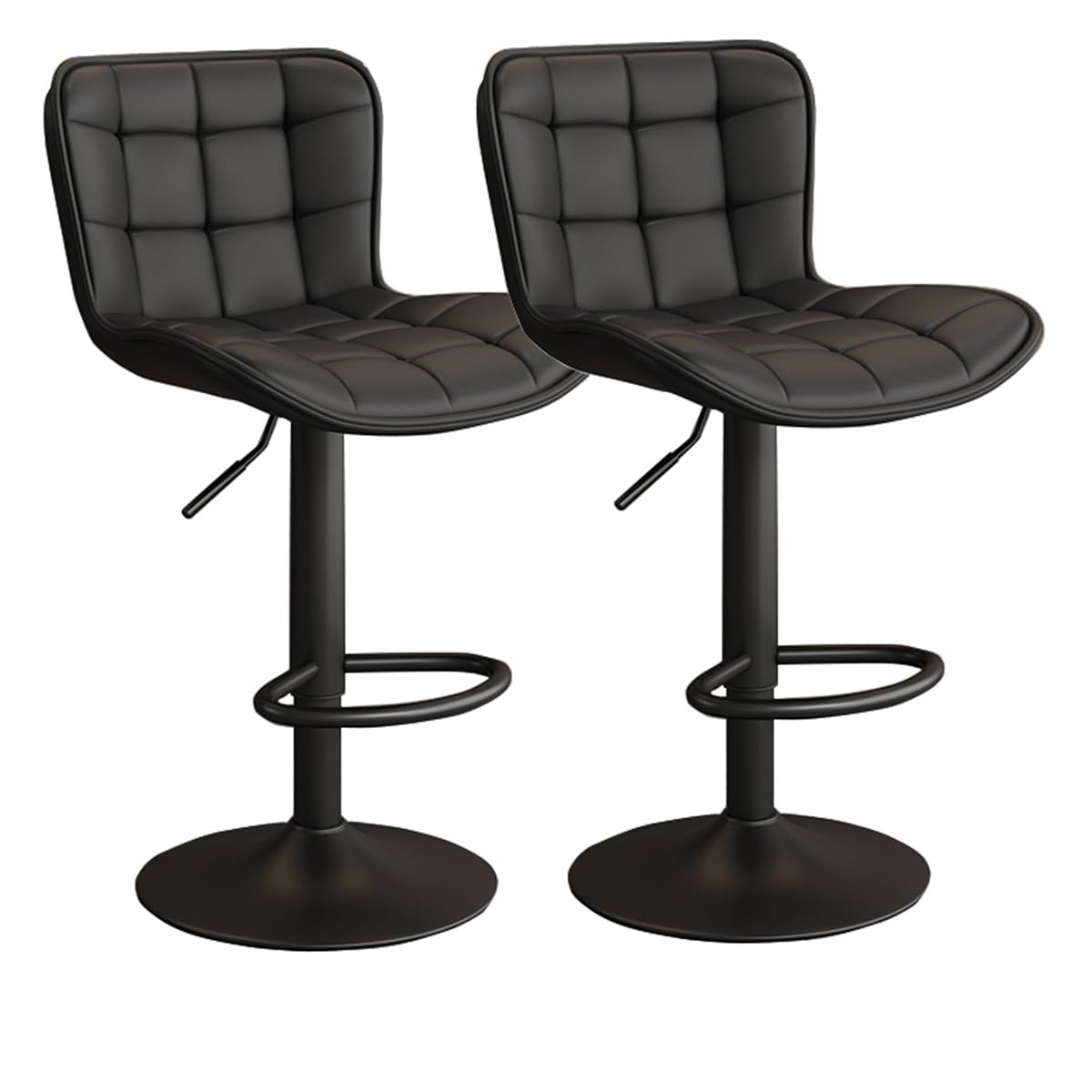 Tabouret de bar stable 200 kg résistant avec repose-pieds confortable