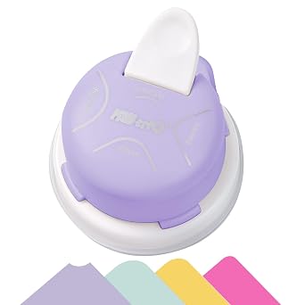 Kaluofan Corner Rounder Punch, 2024 Upgraded 4 in 1 Corner Punch Inside Rounded Corner+R4mm+R7mm+R10mm, Paper Corner Rounder, Punches for Crafts, DIY Projects, Photo, Card, Scrapbooking Making