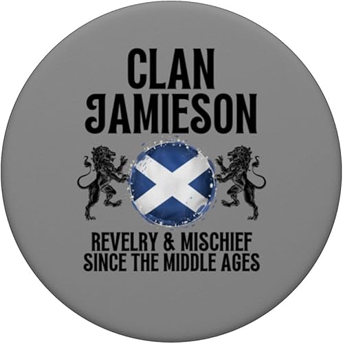 Miniatura 3 de Jamieson Clan Scottish Family Name Scotland Heraldry PopSockets Standard PopGrip