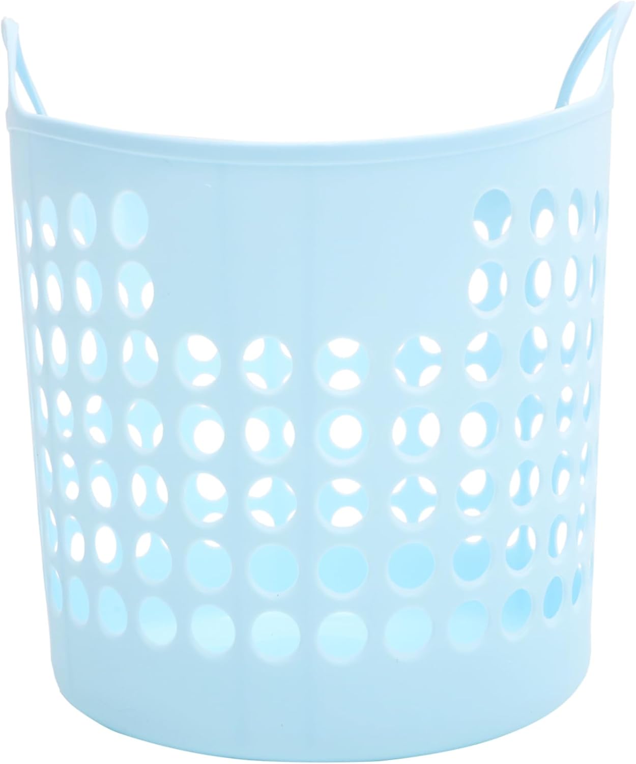 Plastic Laundry Basket with Handle Clothes Storage Hamper Capacity for Bedroom Bathroom and Living Use Versatile for Clothes Shoes Toys and Blankets
