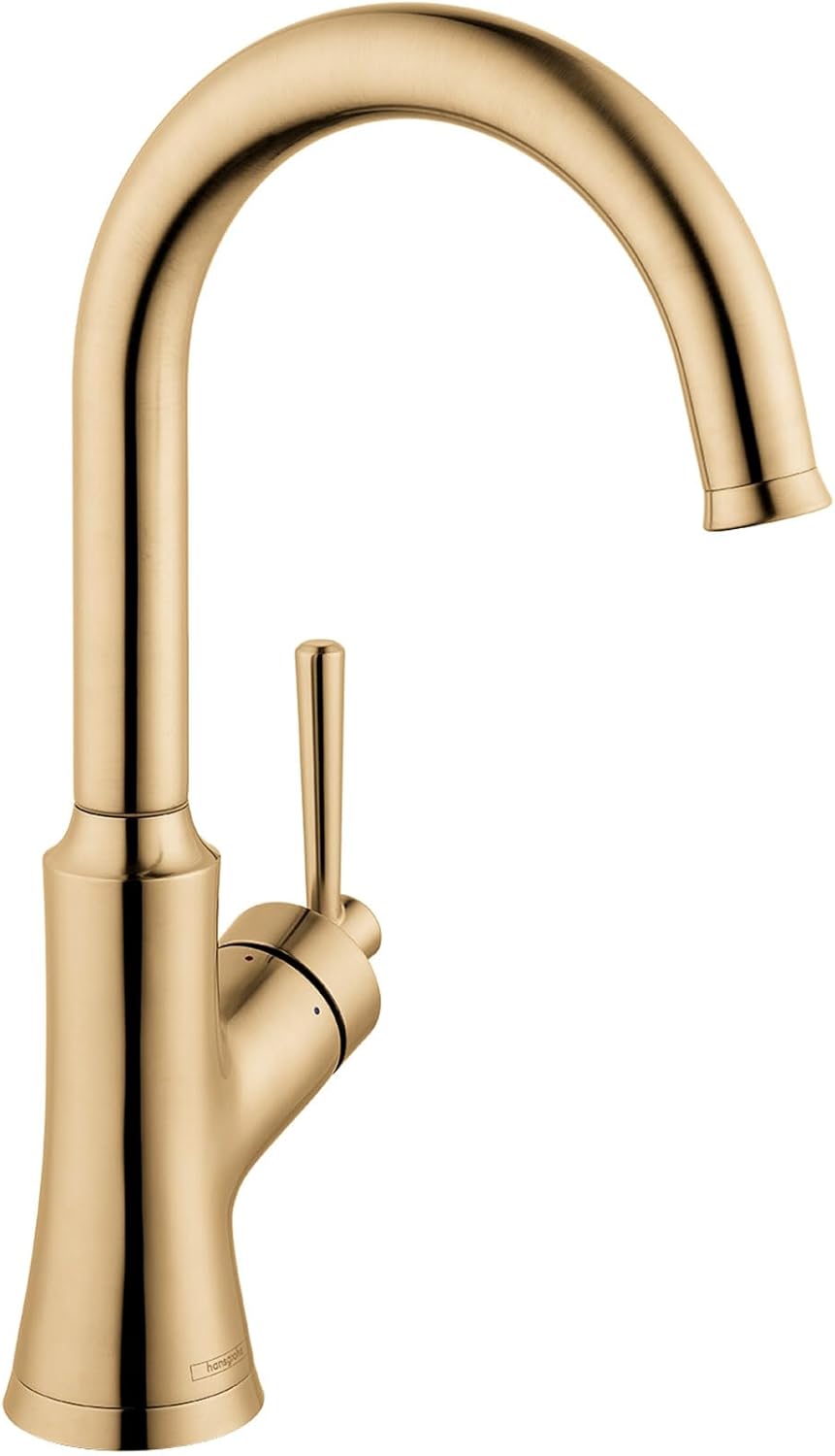 hansgrohe Joleena 14-inch Tall -Handle Bar Faucet in Brushed Bronze, 04795140