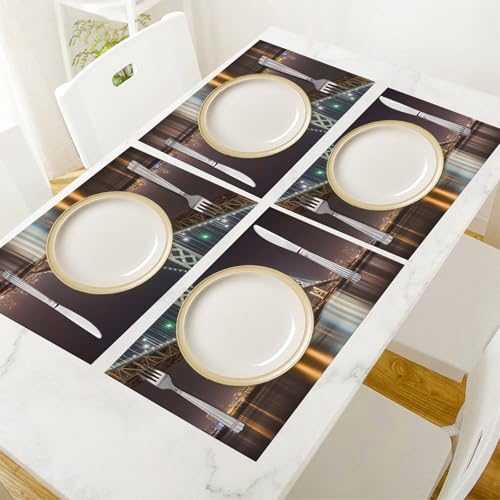 Sets de table antidérapants 45 x 30 cm pour protéger votre table - 7