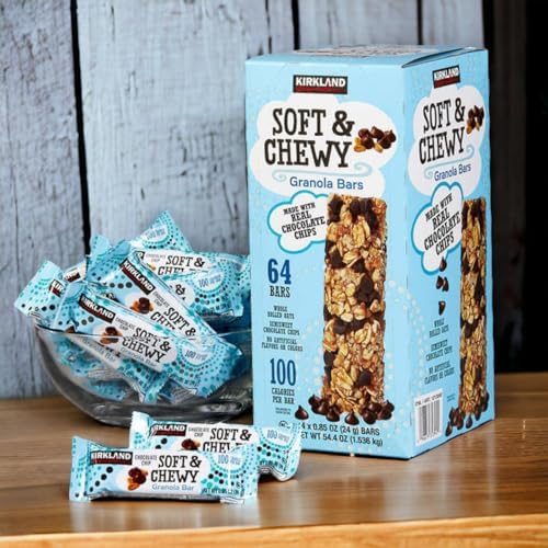 Kirkland Signature Dipped & Chewy Caramel Granola Bars 48 pz