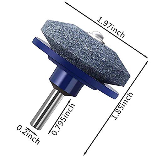WING Affûteurs pour haches et Couteaux, Aiguiseur de Lames de Tondeuse à Gazon Outil de Jardinage aiguiseur de Lames Universel Outil Rotatif, à Monter sur perceuse,1pcs – vue 3