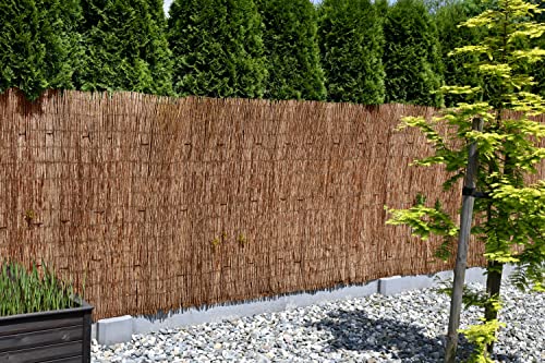 Z4L Weidenmatte als Sichtschutz: Natürlicher und ökologischer Windschutz für Garten, Balkon und Terrasse - 18 Größen zur Auswahl – Bild 3
