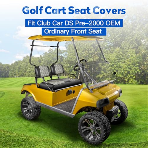 NOKINS Golf Cart Vinyl Diamond Seat Covers Fits Club Car DS Pre-2000 by NOKINS - Used condition - Image 2