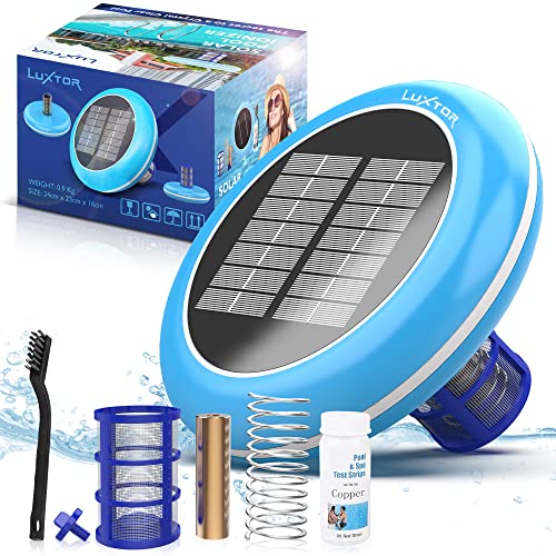 LUXTOR Solar Pool Ionizer, Cleaner, and Purifier Restores Clear
