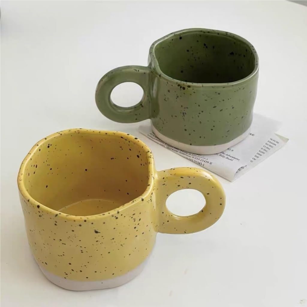 コーヒー優勝杯 カンコクノ片隅イン体つき 手ネリフキソク 創造的 インク-inkしぶき セラミックマッグカップ 朝食 御乳 コーヒーマグカップ 