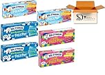 Mr Freeze Ice Pops - Naturally Flavoured Ice Lollies - Sour Freeze Pops, Blue Raspberry & Assorted Freeze Pops Flavour Vegan Friendly Freeze Pops, 20 x 45 ml - (Pack of 6)