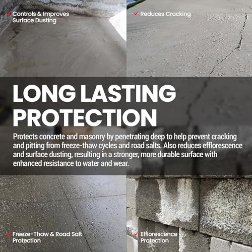 LastiSeal Brick & Concrete Sealer 2.5-gal – Flat Finish. Waterproofs & Strengthens Brick, Concrete, Pavers. Interior/Exterior. - Thumbnail 7