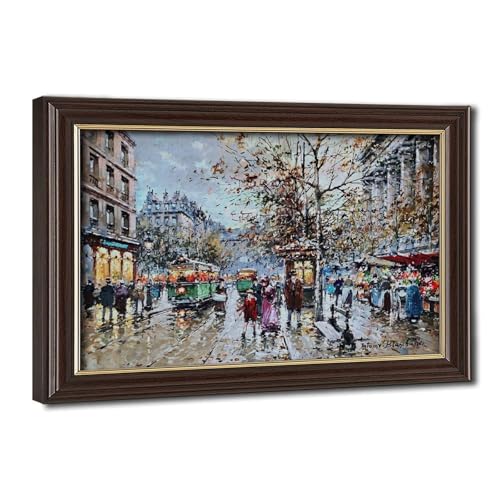 Impression sur toile Madeleine Paris Antoine Blanchard decoration murale tableau bureau Hanga