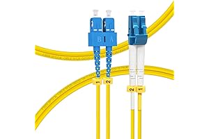 2m OS2 SC to LC Fiber Patch Cable