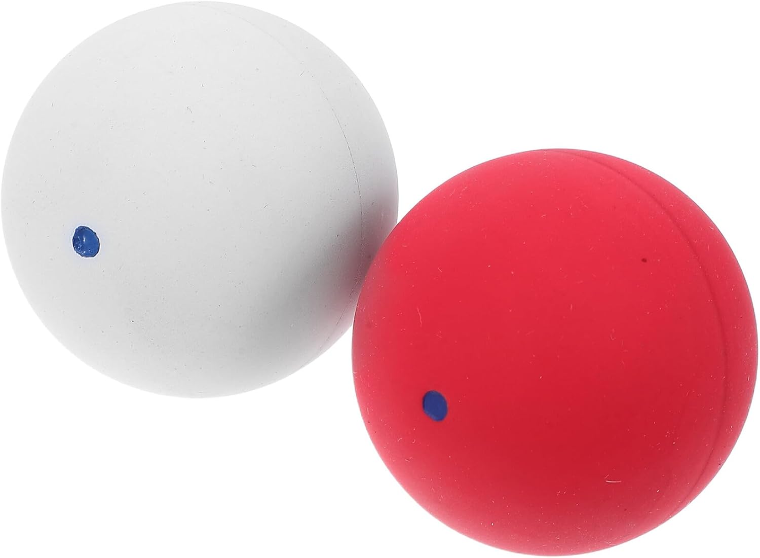BESPORTBLE Professional Squash Training Balls 2pcs, High Bounce Single Dot Wear-Resistant Practice Squash Balls for Indoor Court and Home Use