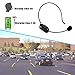 Retekess TR503 Wireless FM Microphone Headset, Hands-Free with Rechargeable Battery for Voice Amplifier, Church, Tour Guide, Teacher, Salesman, Conference, Karaoke (Black)