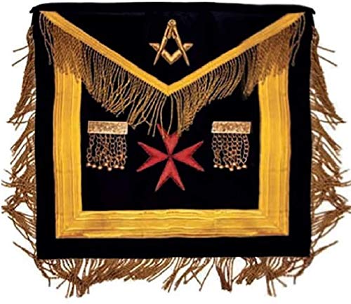 Tablier SGLOM en peau d'agneau pour Grand Lodge de Malte - 2