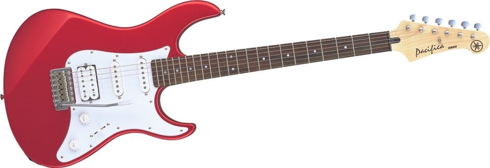 Yamaha GigMaker EG Electric Guitar Pack with Amplifier, Gig Bag, Tuner, Cable, Strap and Picks - Metallic Red